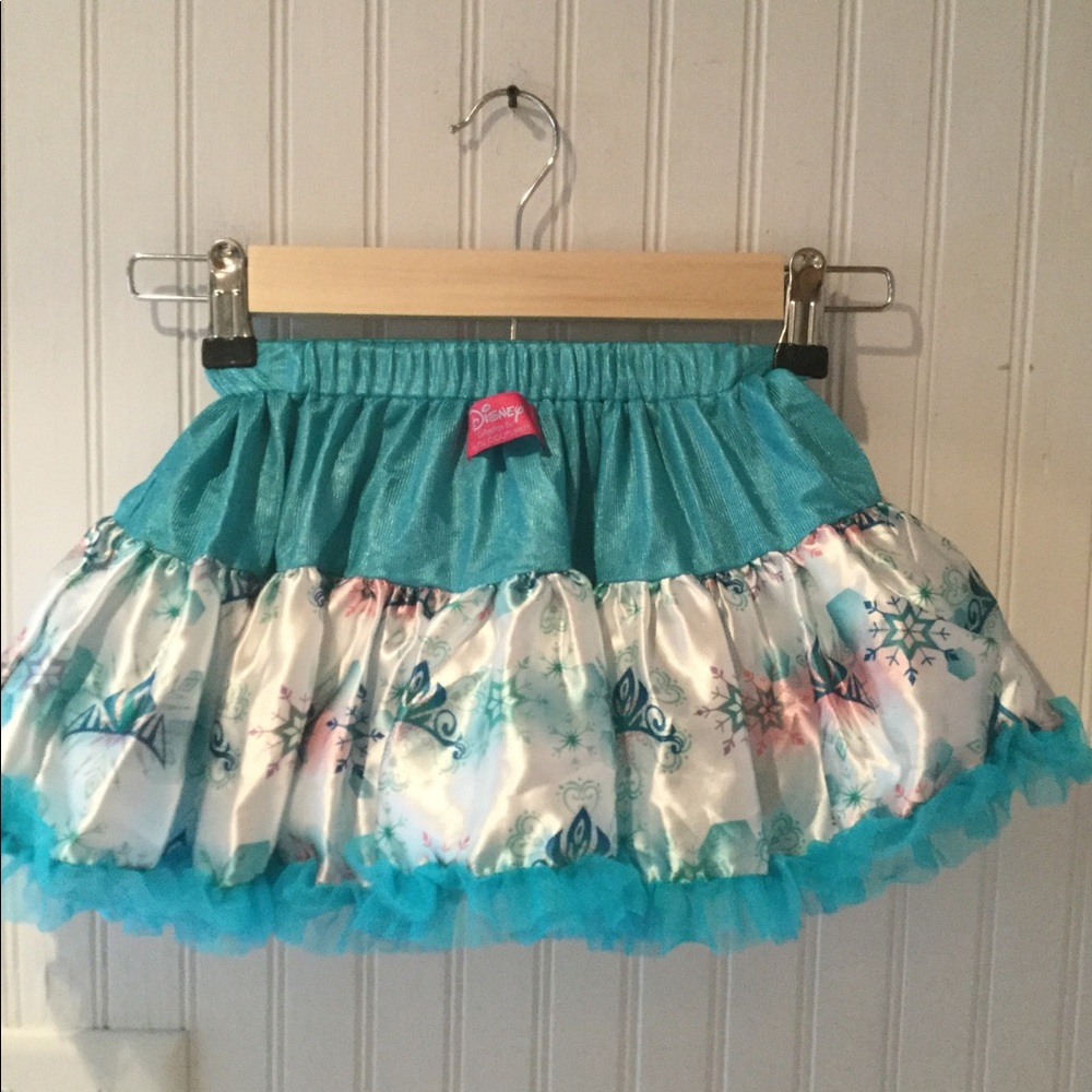 Girls Size 2T Tutu Couture Frozen Tutu Skirt Blue